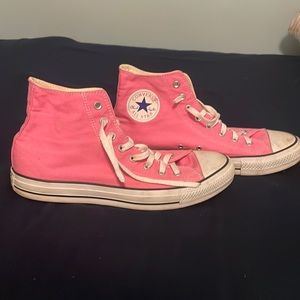 Lightly Used high top converse shoes